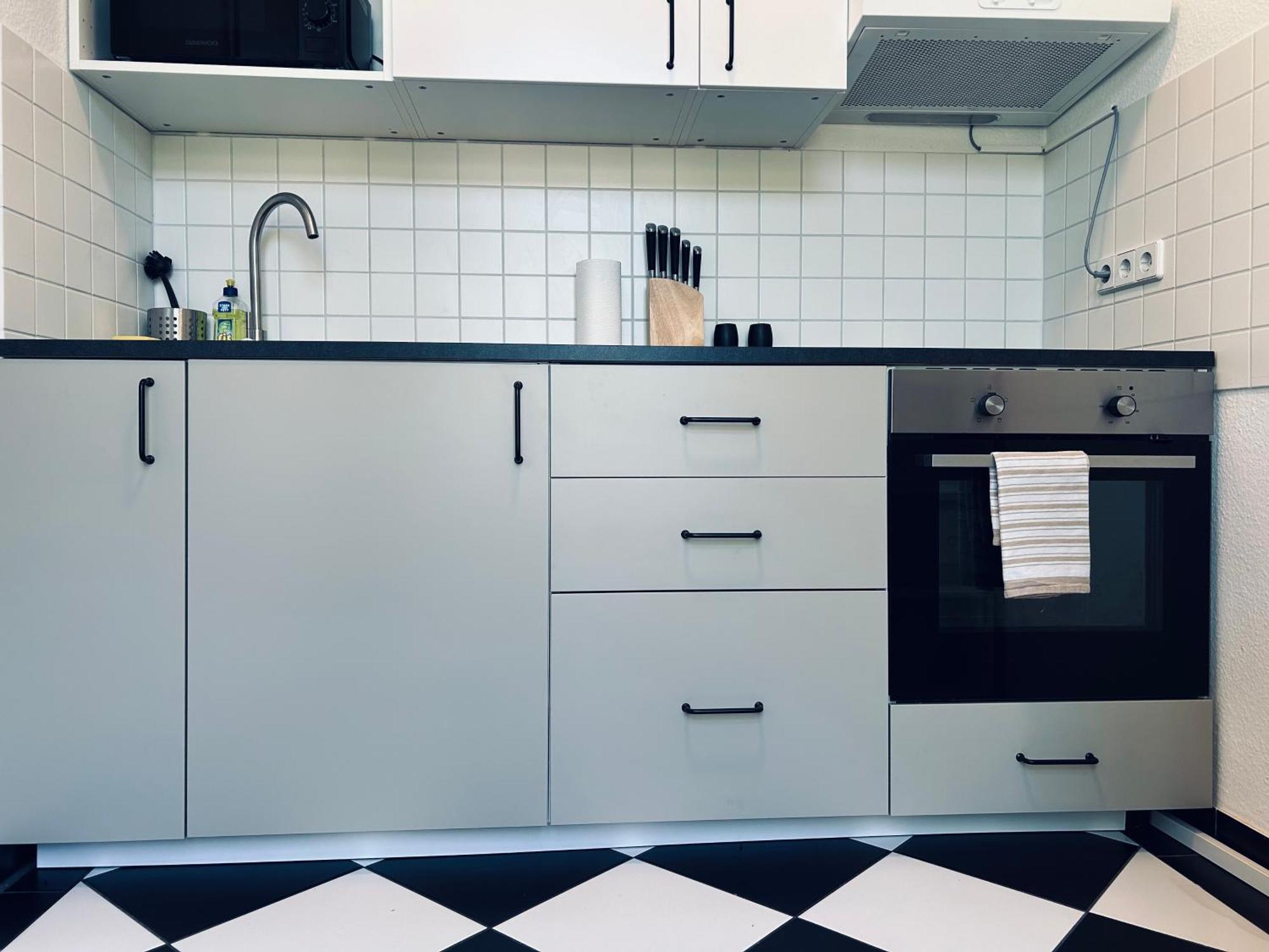 Kueche-siebtraegermaschine-netflix-wifi-lage Apartament *